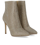 Michael Kors Rue Strass Gold Heeled Ankle Boot
