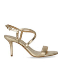 Michael Kors Veronica Gold Heeled Sandal