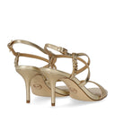Michael Kors Veronica Gold Heeled Sandal