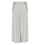 Mm Max Mara Alessio Silver Midi Skirt
