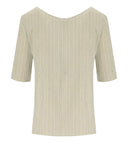 Mm Max Mara Caraibi Beige Blouse