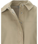 Mm Max Mara Lepre Beige Denim Jacket