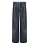 MM MAX MARA MARINA ALGUNA DE CUERO AZUL