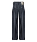 MM MAX MARA MARINA ALGUNA DE CUERO AZUL