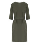 Mm Max Mara Rosano Khaki Green Dress