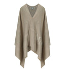 MM Max Mara Saloon Beige Wool Cape