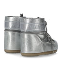 Moon Boot Icon Low Glitter Silver Snow Boot