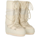 Stivale da neve in gomma icon di avvio luna