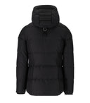 Moose Knuckles Mistaya Black Hooded Down Jacket