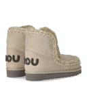 Mou esquimo 18 logotipo de glitter bota de tiza