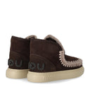 Mou Eskimo Bold Glitter Logo Mocha Sneaker
