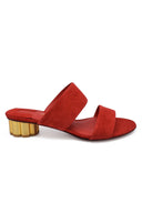 Salvatore Ferragamo zamszowe muły