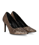 Ncub Bit Bronze Glitter Pump