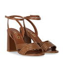 Ncub Light Brown Heeled Sandal