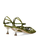 Ncub Mamy Green Heeled Sandal
