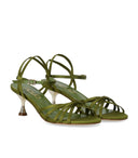 Ncub Mamy Green Heeled Sandal