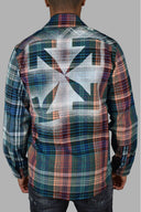 Camisa a cuadros de White White