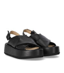 Paloma Barceló Basima Black Platform Sandal
