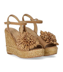 Paloma Barceló Beniko Beige Wedge Sandal