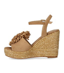 Paloma Barceló Beniko Beige Wedge Sandal