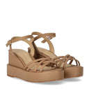 Paloma Barceló Nazaria Beige Wedge Sandal