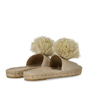 Palomitas Agnes Beige Flat Sandal