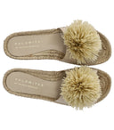 Palomitas Agnes Beige Flat Sandal