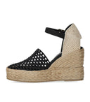 Palomitas Carina Black Wedge Epadrille