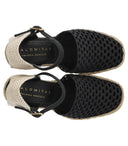 Palomitas Carina Black Wedge Epadrille
