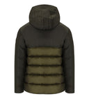 Peuterey lich tv bmat 01 ecofur green hooded down veste