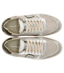 Philippe Model Nice Low Metal Resau Beige Military Sneaker
