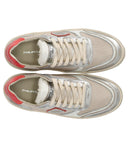 Philippe Model Nice Low Metal Resau Sablé Coral Sneaker