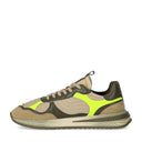 Philippe Model Olympique Low Neon Military Green Sneaker