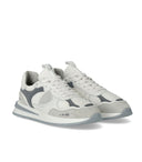 Philippe Model Olympique lage witte grijze sneaker
