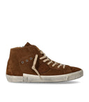 Philippe Model Prsx High Daim Fur Cognac Sneaker