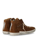 Philippe Model Prsx High Daim Fur Cognac Sneaker