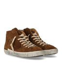 Philippe Model Prsx High Daim Fur Cognac Sneaker