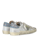 Philippe Model Prsx Low Veau Metal Paillettes Multi Sneaker