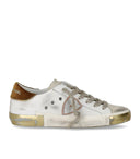 Philippe Model Prsx Low White Gold Sneaker