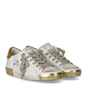 Philippe Model Prsx Low White Gold Sneaker