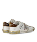 Philippe Model Prsx Low White Gold Sneaker