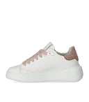 Philippe Model Tres Temple Low Chenille白色粉红色运动鞋