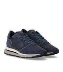 Philippe 모델 Tropez Haute Low Blue Sneaker