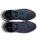 Philippe 모델 Tropez Haute Low Blue Sneaker