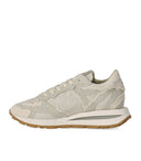 Philippe Model Tropez Haute Low Fancy Denim Metal Beige Sneaker