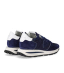 Philippe Model Tropez Haute Low Mondial Blue Sneaker