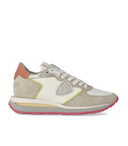 Philippe Model Tropez Haute Low Mondial Pop Blanc Rose Sneaker