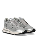 Philippe Model Tropez Haute Low Silver Sneaker