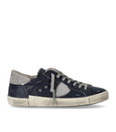 Philippe Modelprsx Low Old Style Blue Sneaker