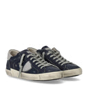 Philippe Modelprsx Low Old Style Blue Sneaker